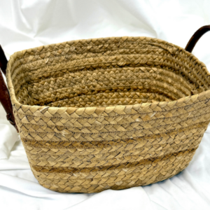 Woven Straw Basket
