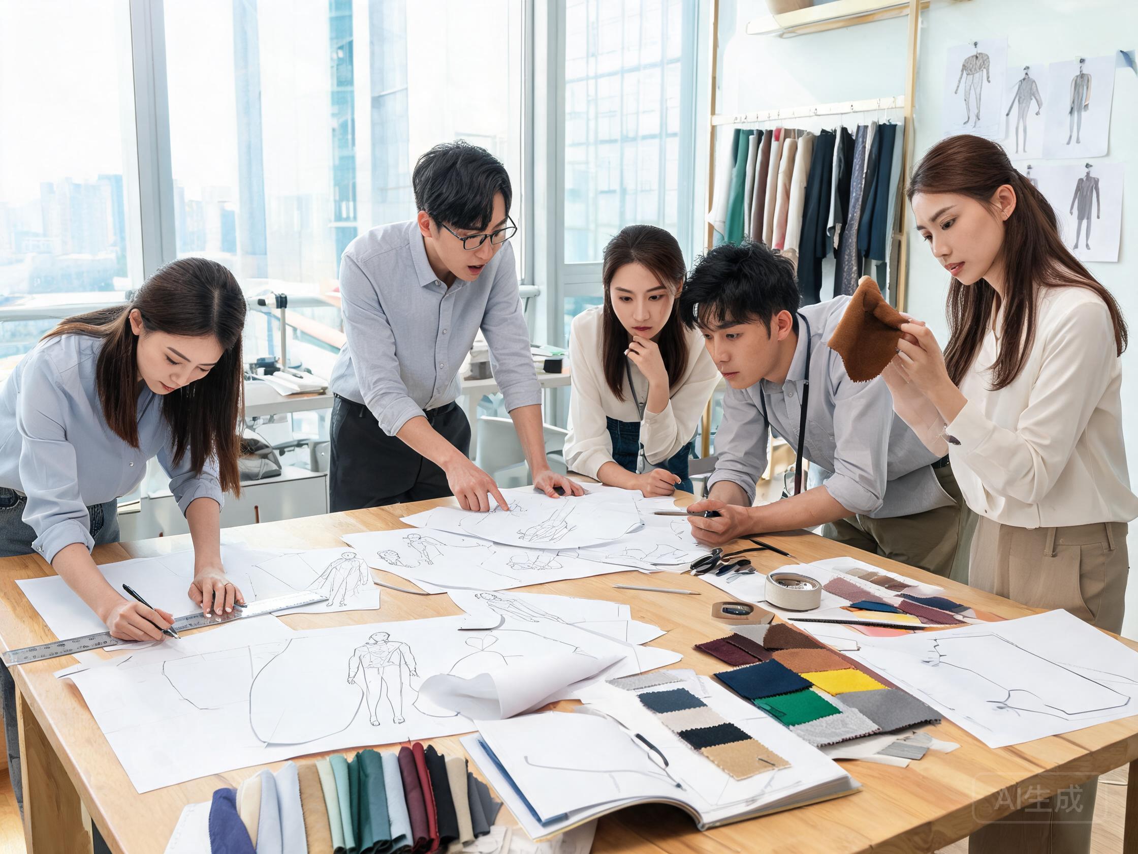 Our design and pattern team at work